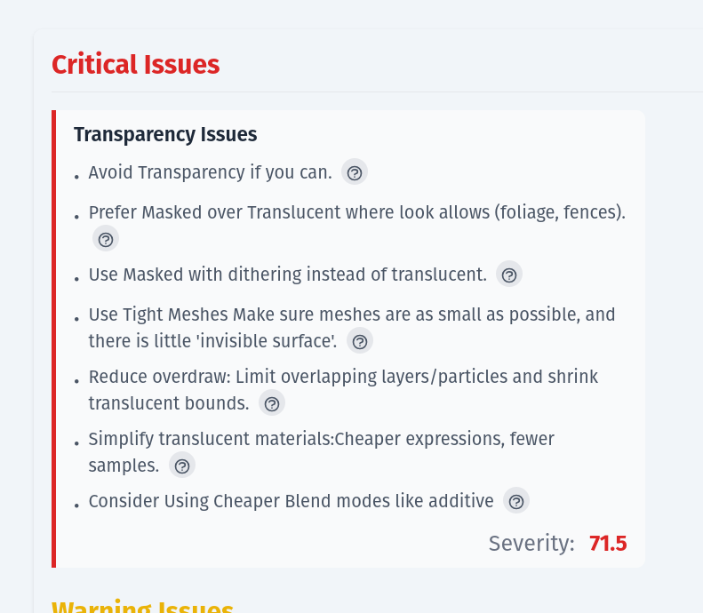 Screenshot from FPS Fish Profiler showing transparency issues